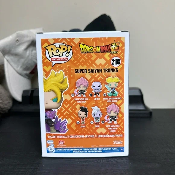 Funko POP! Dragon Ball - Super Saiyan Trunks #2198 Vrare Pre Release W Protector - Picture 3 of 6